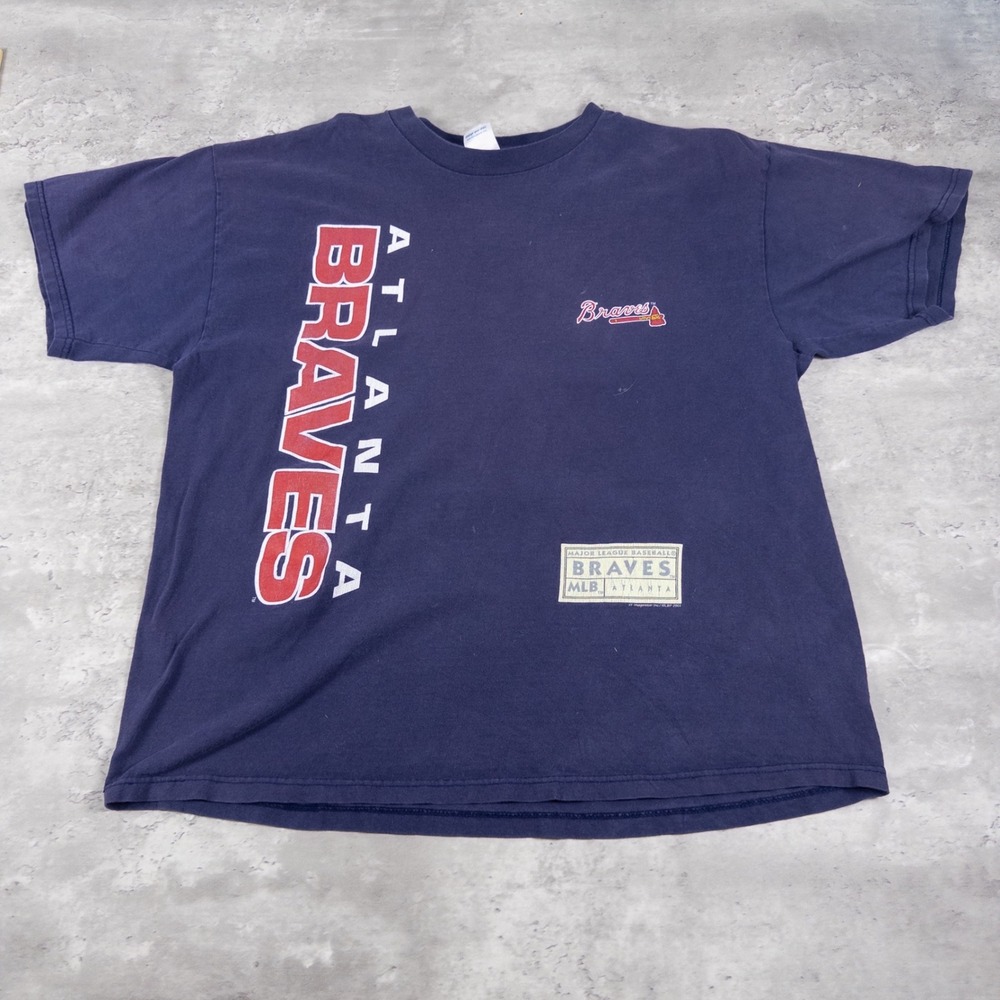 y2k delta atlanta braves mlb tee boxy mens xl
